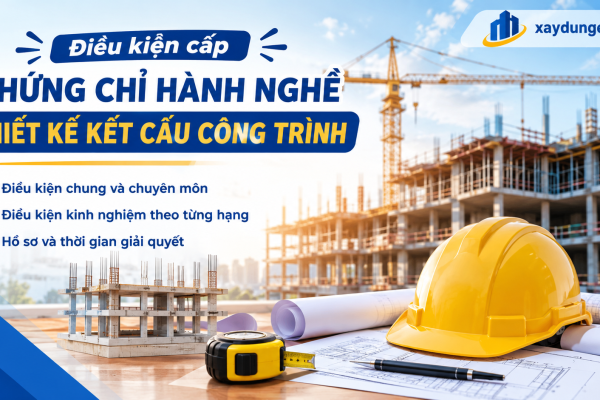 Điều kiện cấp chứng chỉ hành nghề thiết kế kết cấu công trình mới nhất 2026