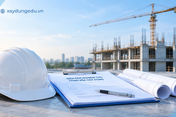 BIÊN BẢN NGHIỆM THU CÔNG VIỆC XÂY DỰNG CẦN CÓ NHỮNG NỘI DUNG GÌ?