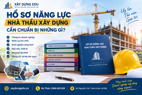HỒ SƠ NĂNG LỰC NHÀ THẦU XÂY DỰNG CẦN CHUẨN BỊ NHỮNG GÌ?