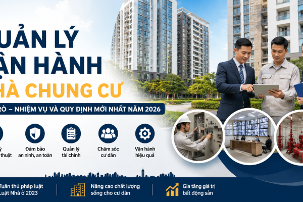 QUẢN LÝ VẬN HÀNH NHÀ CHUNG CƯ LÀ GÌ? VAI TRÒ, NHIỆM VỤ VÀ QUY ĐỊNH MỚI NHẤT NĂM 2026