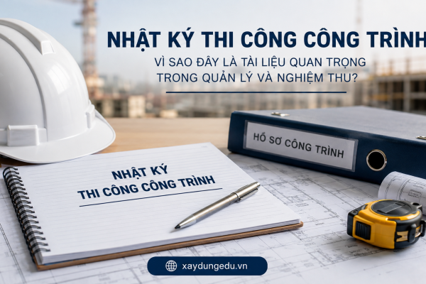 Nhật ký thi công công trình: Vì sao đây là tài liệu quan trọng trong quản lý và nghiệm thu?