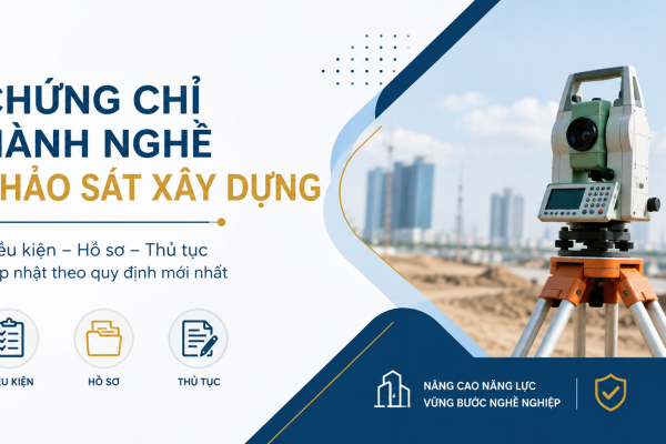 Chứng chỉ hành nghề khảo sát xây dựng: Điều kiện và hồ sơ cần biết.